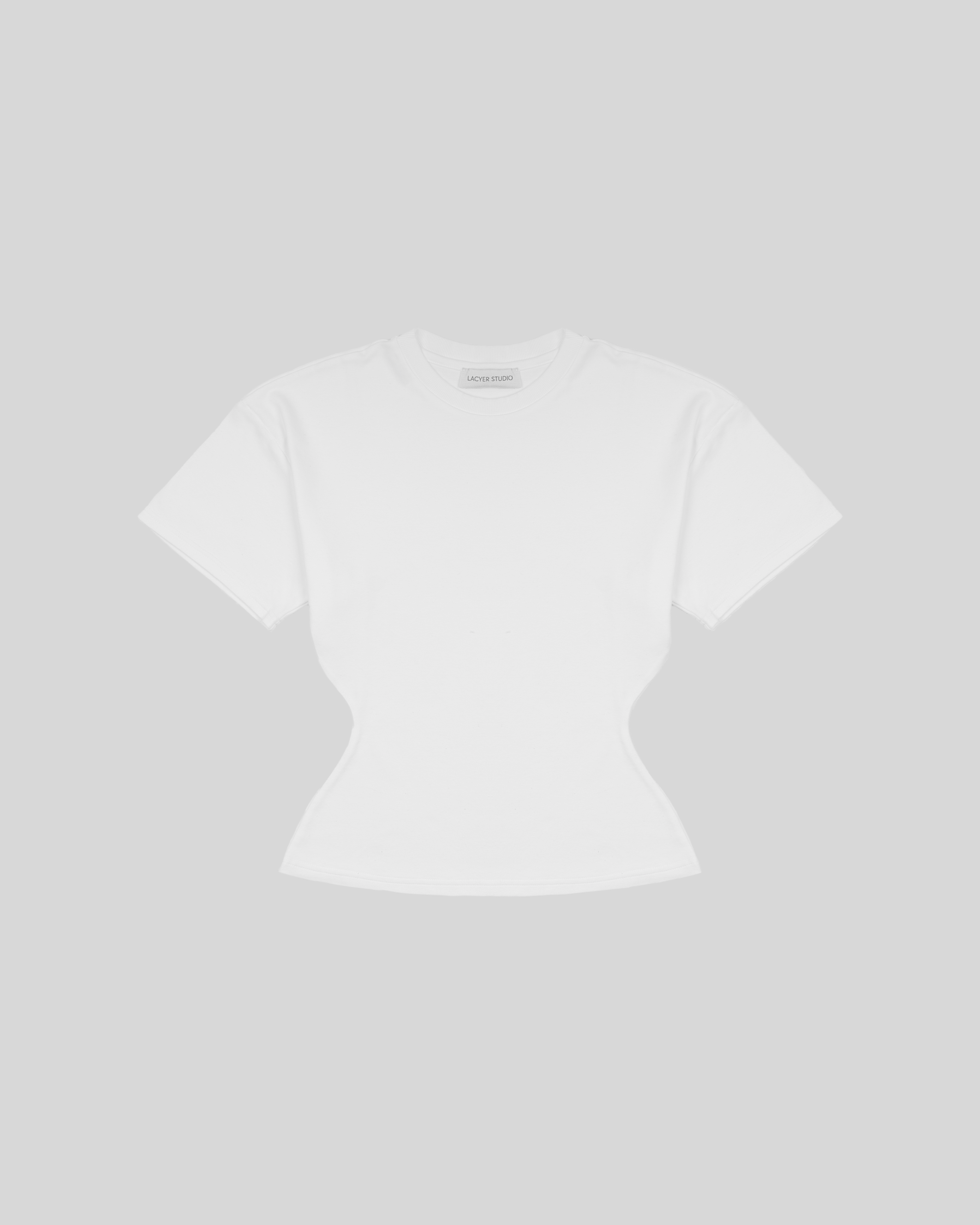 Fitted tee off-white