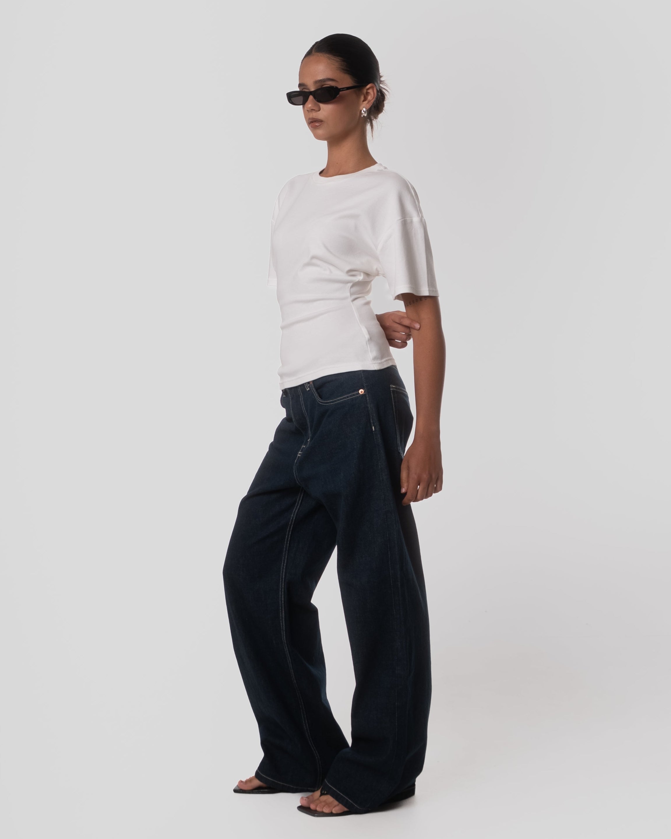 Fitted tee off-white