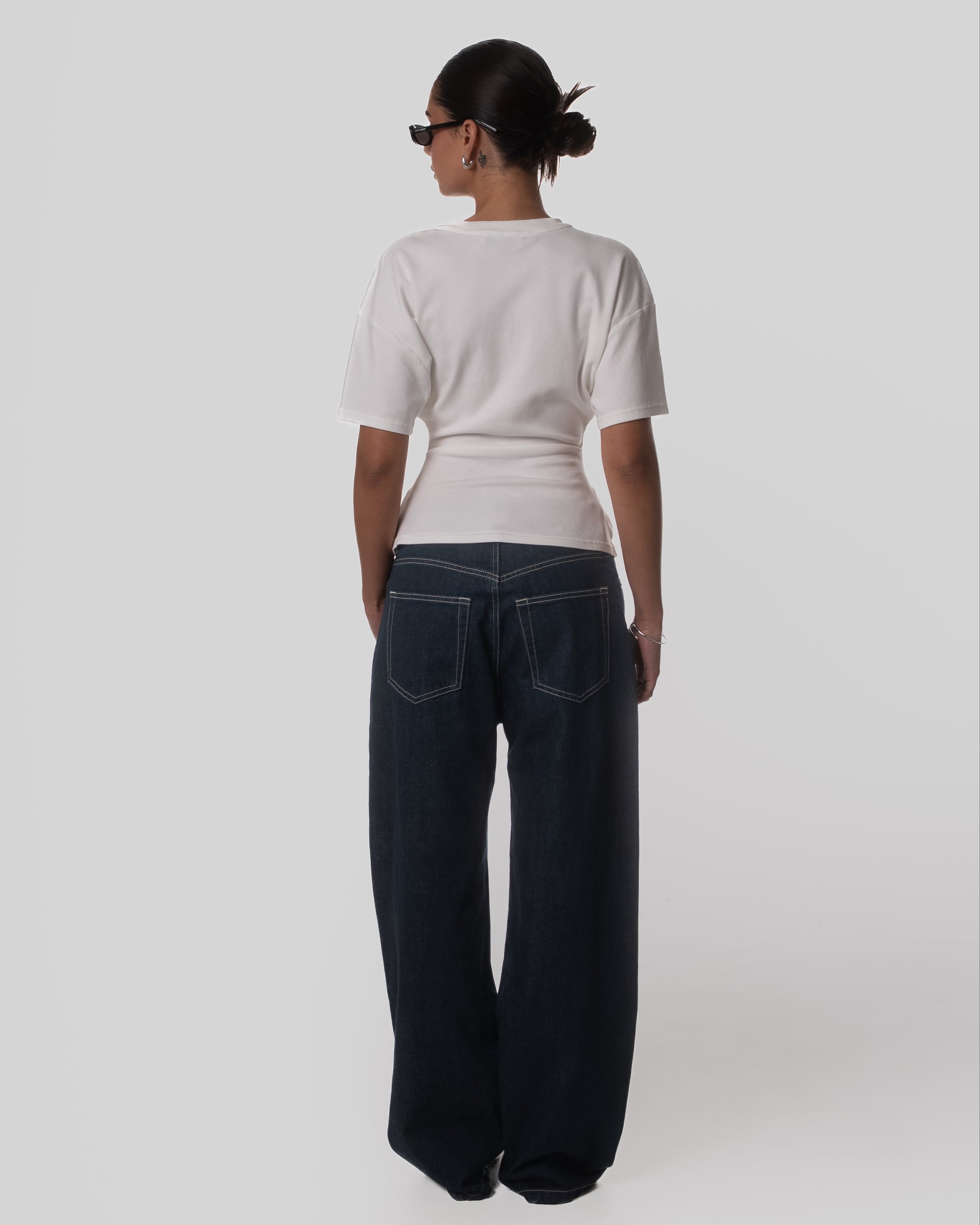 Fitted tee off-white