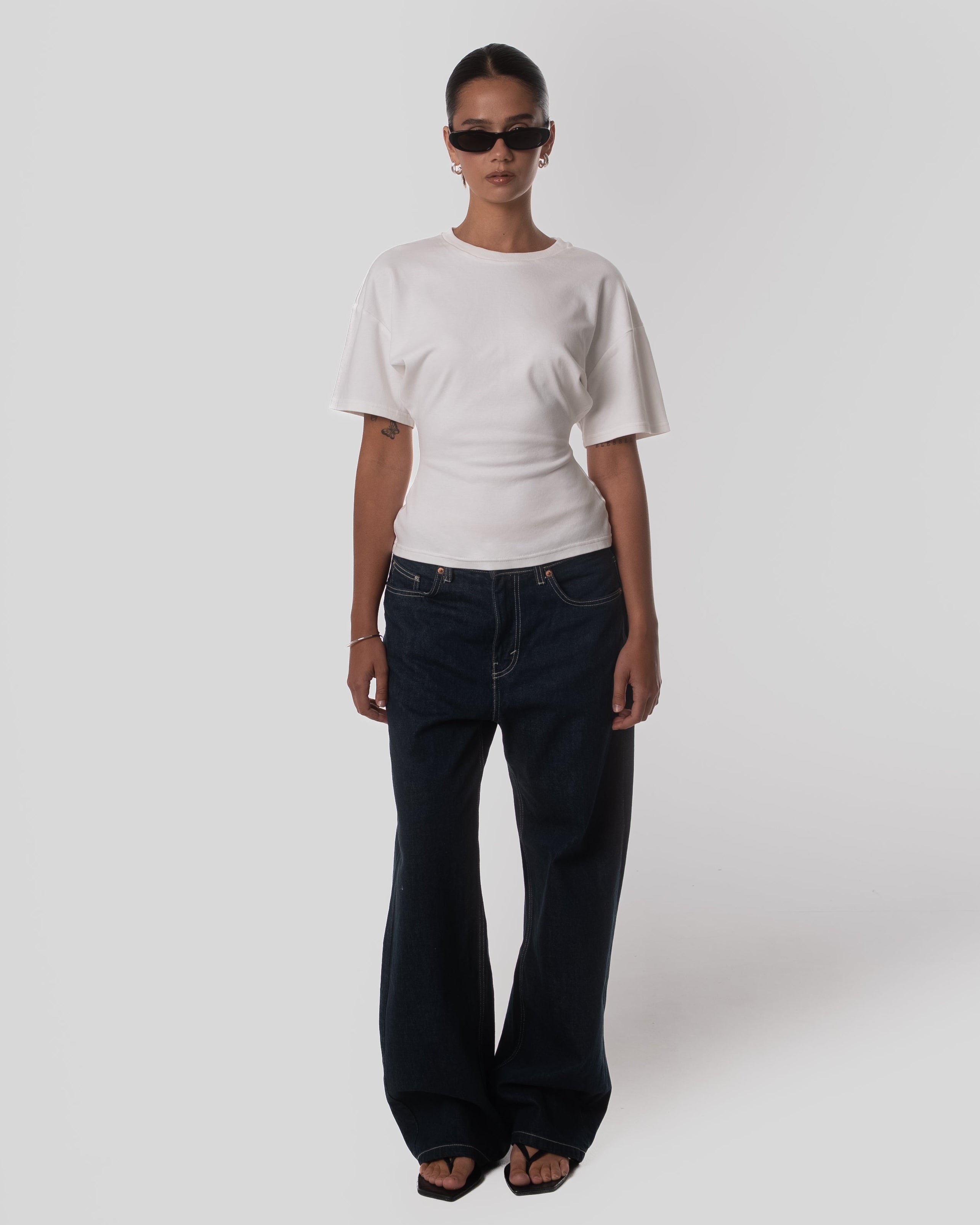 Fitted tee off-white